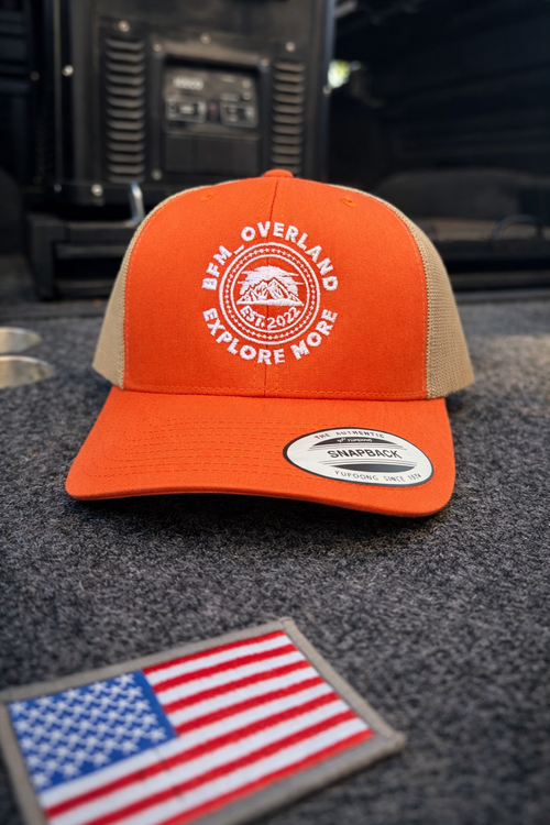 Orange/Tan Trucker Hat